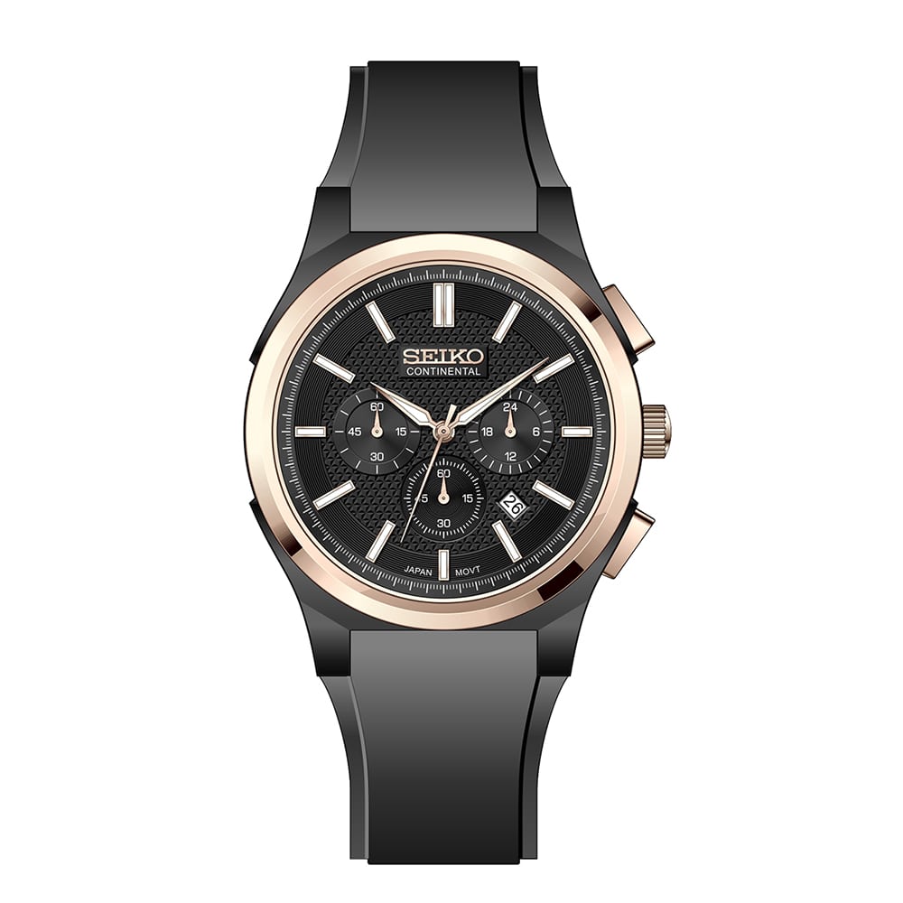 ساعت مچی کرنوگراف سیکو کانتیننتال SK0403UCHQRGBK
