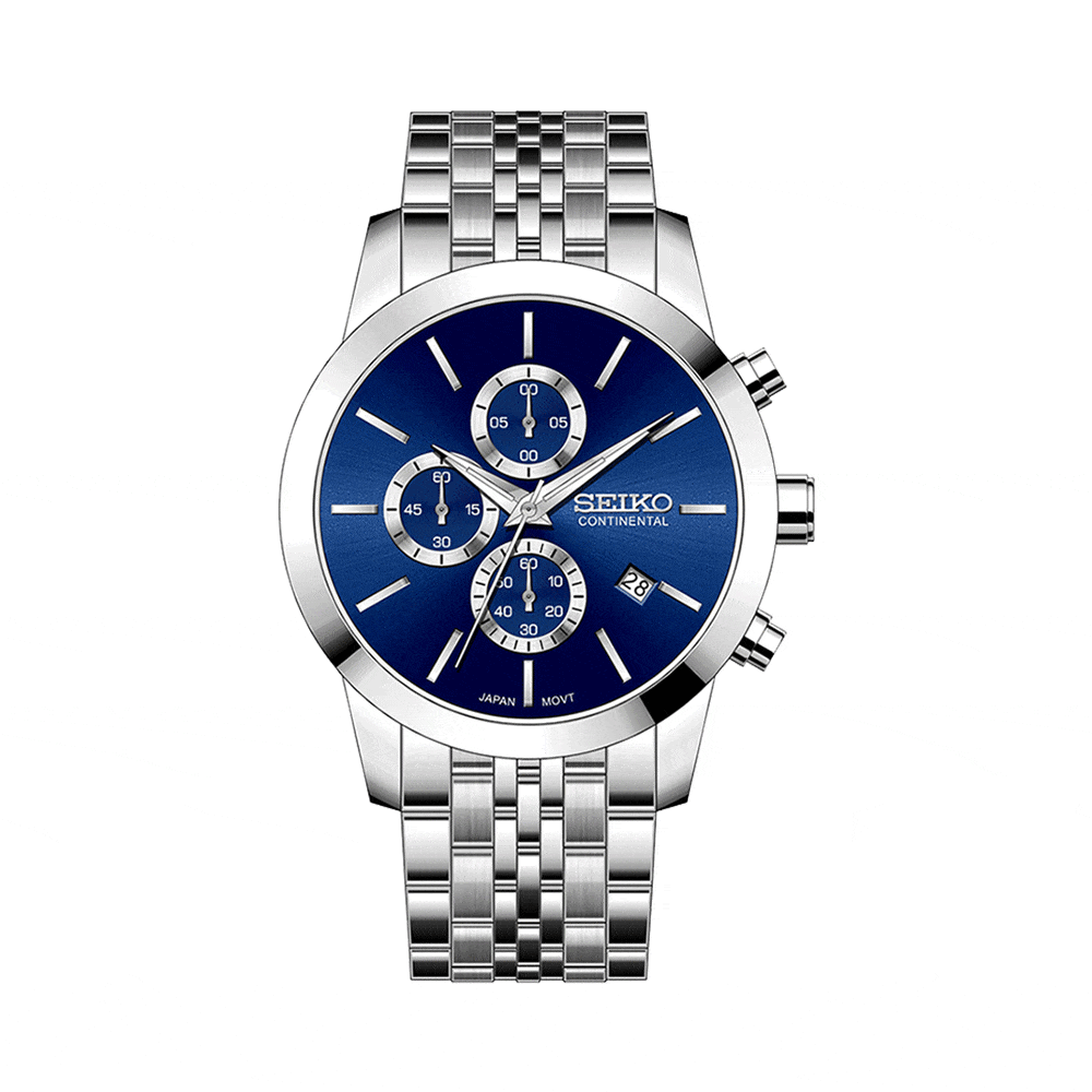 ساعت مچی کرنوگراف سیکو کانتیننتال SK0412GCHQSSNV