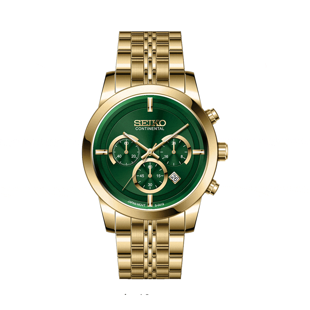 ساعت مچی کرنوگراف سیکو کانتیننتال SK0419GCHQGGGR