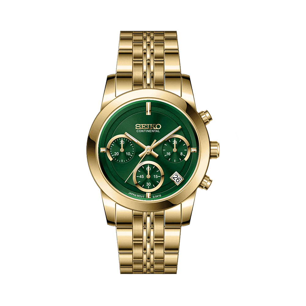 ساعت مچی کرنوگراف سیکو کانتیننتال SK0419LCHQGGGR