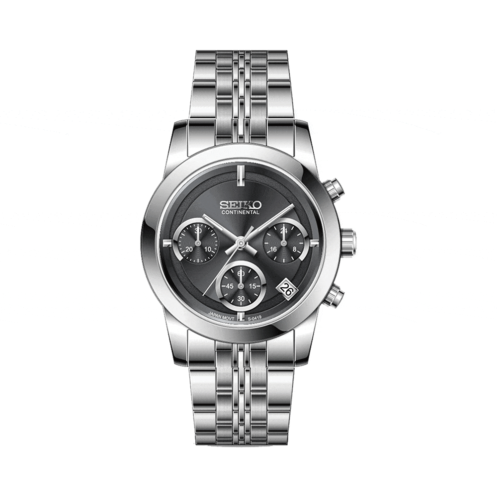 ساعت مچی کرنوگراف سیکو کانتیننتال SK0419LCHQSSBK