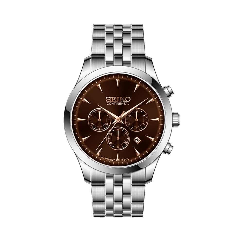 ساعت مچی کرنوگراف سیکو کانتیننتال SK0425GCHQSSBR