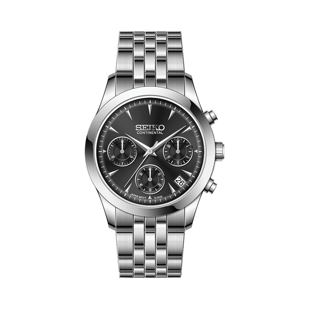 ساعت مچی کرنوگراف سیکو کانتیننتال SK0425LCHQSSBK