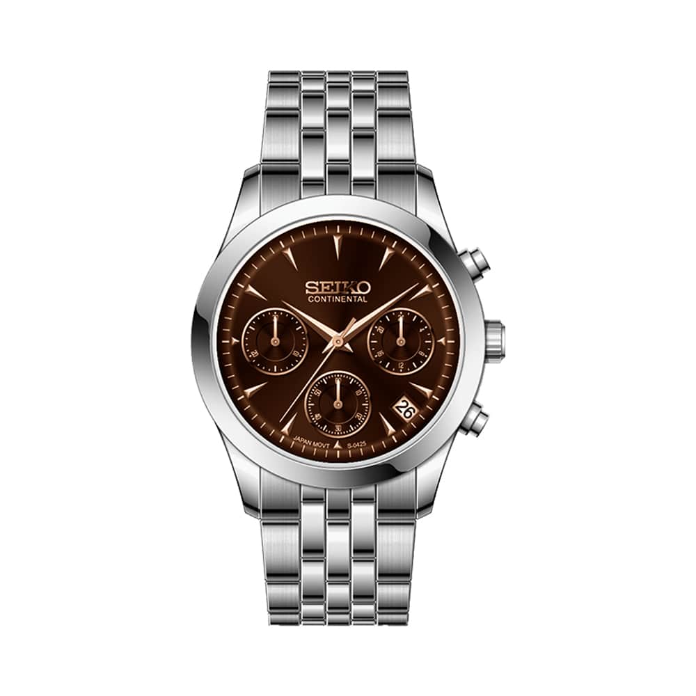 ساعت مچی کرنوگراف سیکو کانتیننتال SK0425LCHQSSBR
