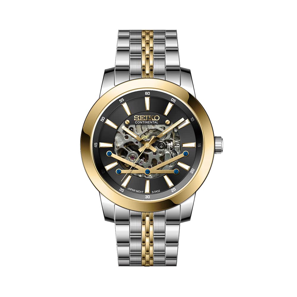 ساعت مچی اتوماتیک اسکلتون سیکو کانتیننتال SK0432GAASGBK